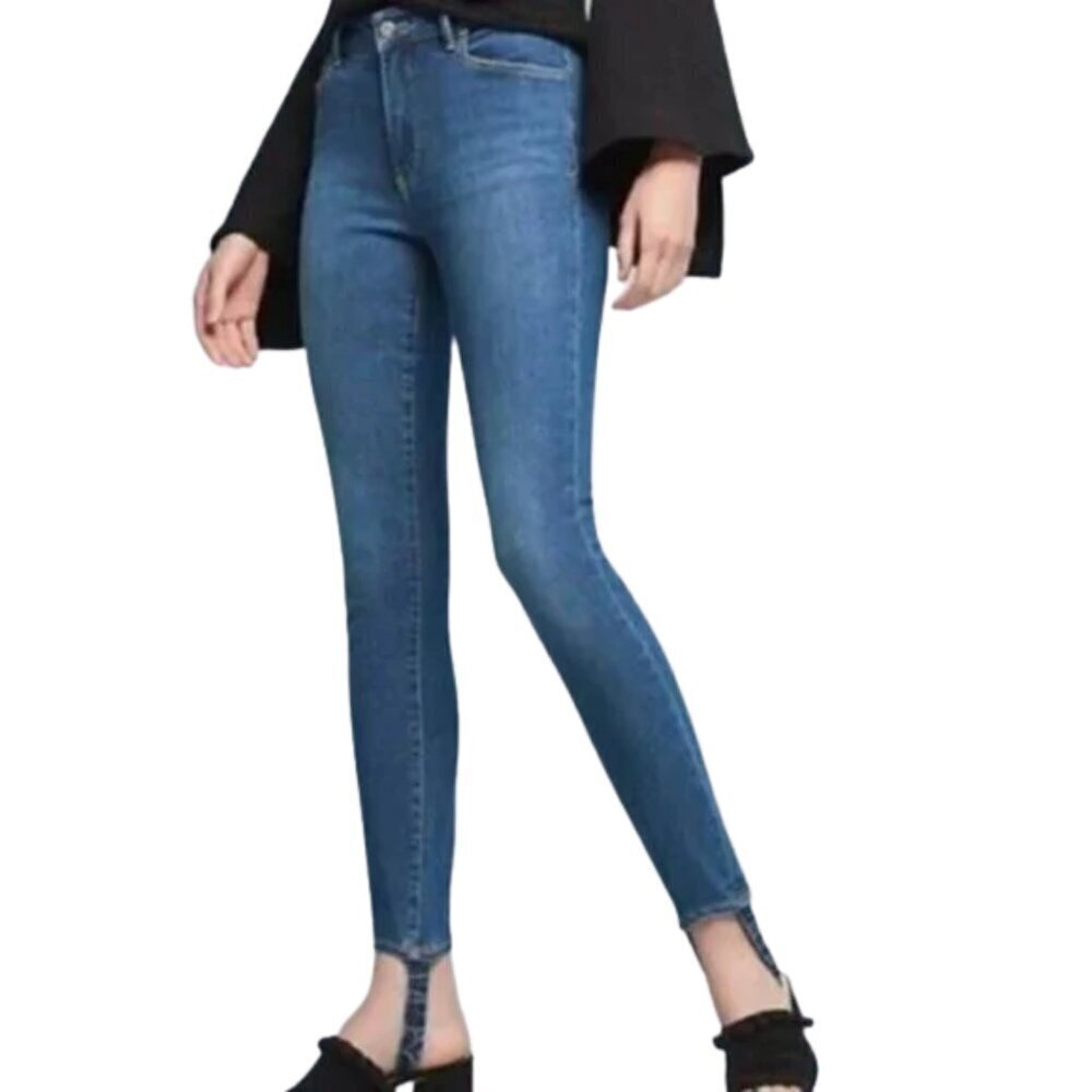 NEW Pilcro & the Letterpress Anthro Stirrup High Rise Stretch Skinny Jeans